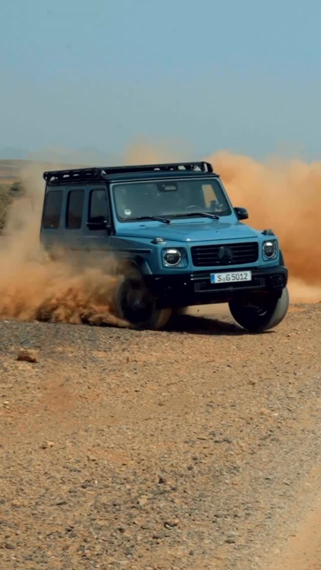 Instagram post by @sorelleamore for Mercedes-Benz. Caption reads: The desert called and @sorelleamore answered....