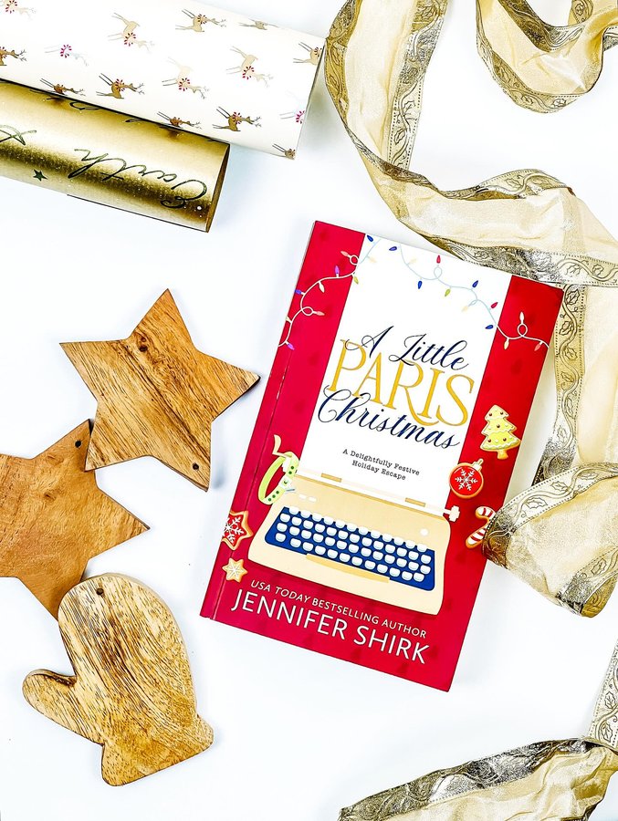 Instagram post by an influencer for TLC Book Tours. Caption reads: [...] Santa hats.⁣ ⁣ Thank you @tlcbooktours and....