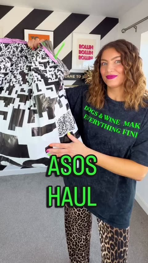 Instagram post by @itsmissshellie for ASOS. Caption reads: Back with another ASOS haul! My fave has got to be....