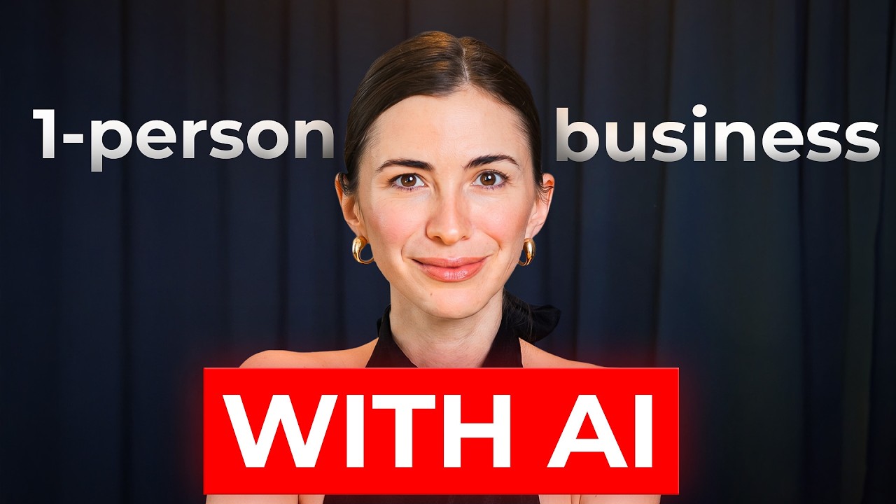 YouTube post by @SiliconValleyGirl for Webull. Caption reads: Start a $10K/Month AI Business in 90 Days — No....