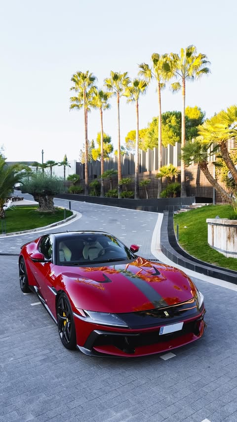 Instagram post by @sergioramos for Ferrari. Caption reads: A new asset to the collection. 
@ferrari 🏎️.