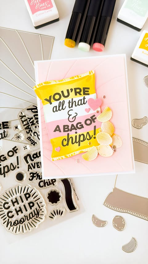 Instagram post by @carissawiley for Hero Arts. Caption reads: [...] with the new All That collection from....