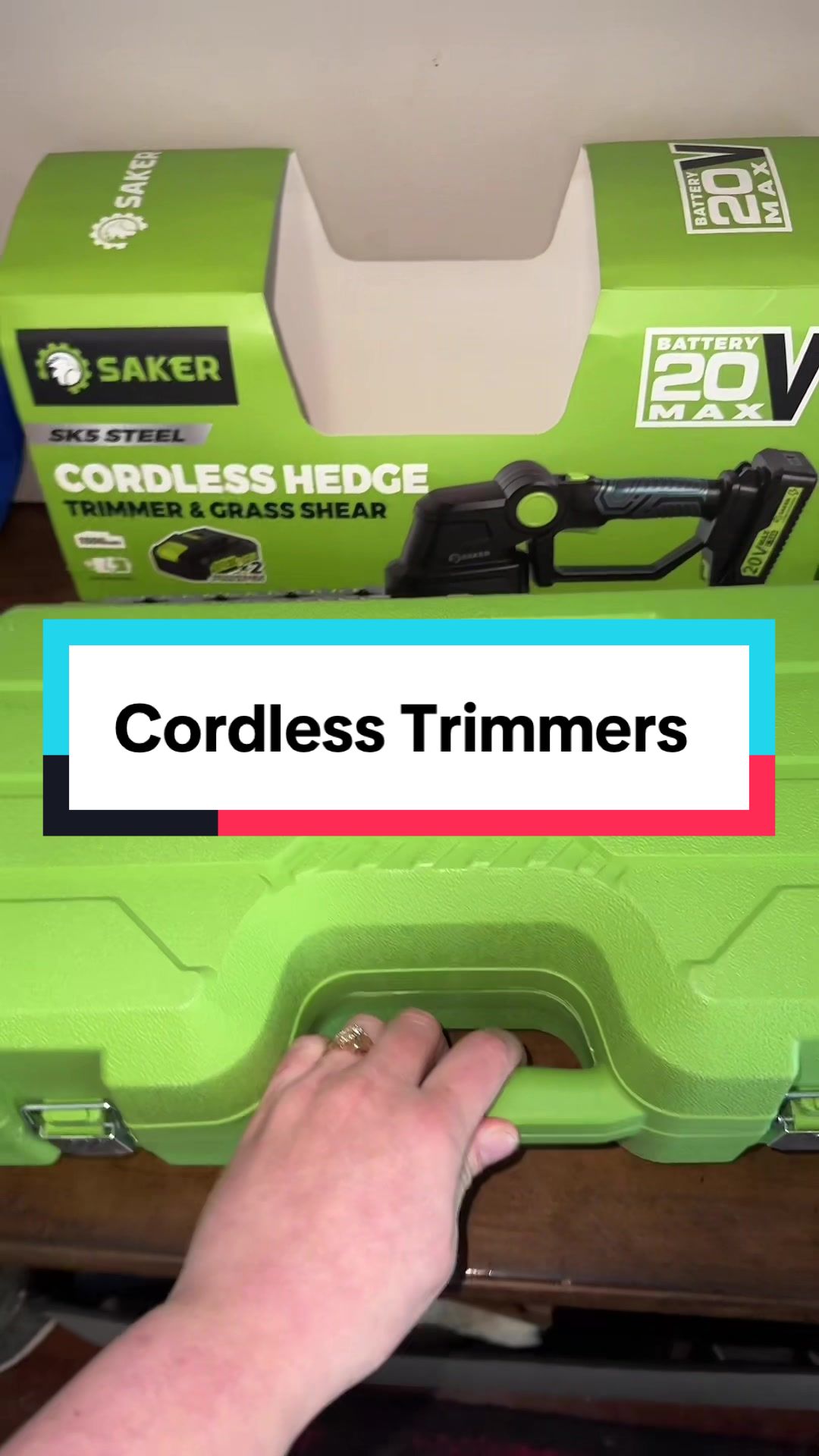 TikTok post by @bayleerandle for Smartsaker. Caption reads: Do it yourself this yet with @Smartsaker....