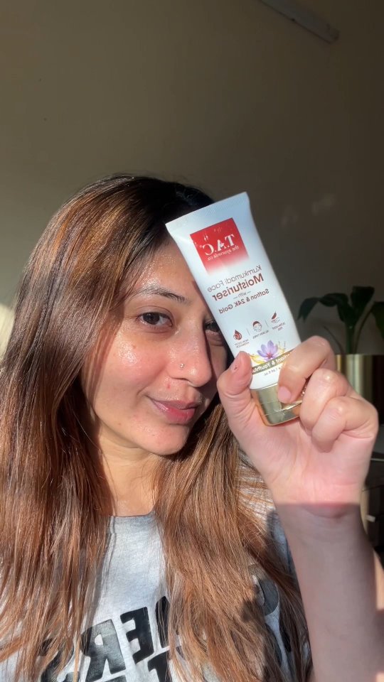 Instagram post by @mallikaasehgal for The Ayurveda Co.. Caption reads: Say hello to glowing skin with @theayurvedaco 's....