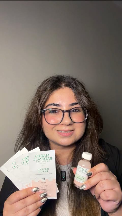 Instagram post by @drmehvithapa for Mario Badescu. Caption reads: [...] I trust these two acne heroes by....