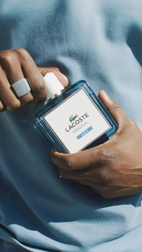 Instagram post by @moekets.ee for Bacher and Co.. Caption reads: Bold, fresh and unexpected. The Lacoste Original....