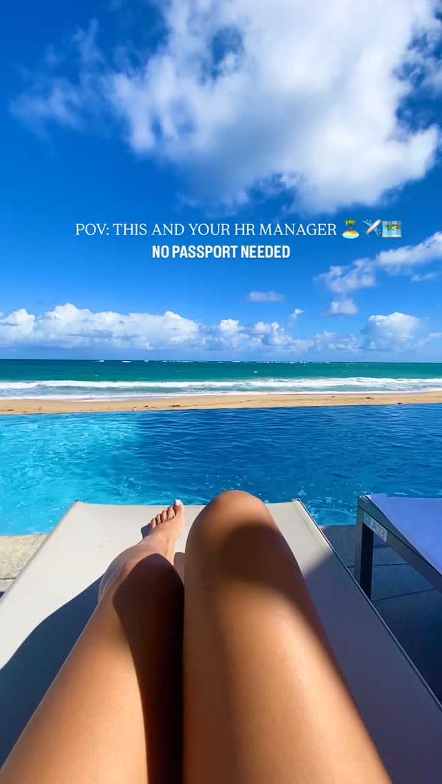 Instagram post by @sallytrubella for Discover Puerto Rico. Caption reads: BOOK YOUR NEXT ESCAPE TO PARADISE NOW 🏝️

Now....