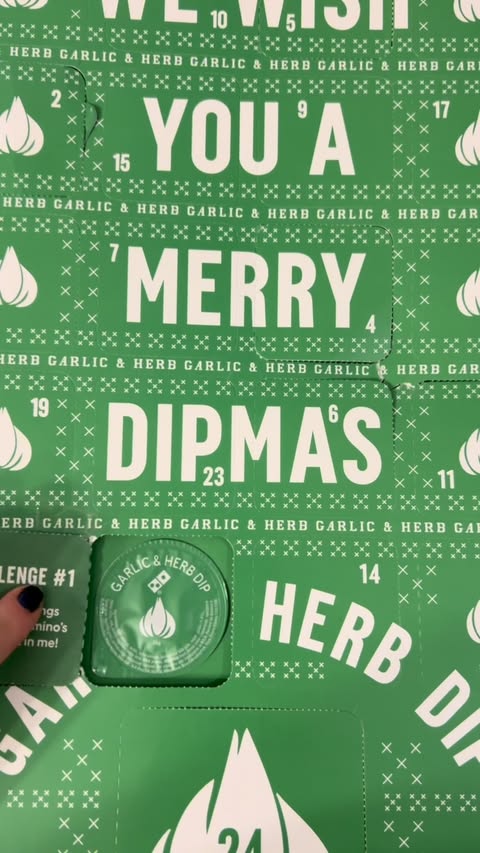 Instagram post by @lauras.family.life for The Influence Room. Caption reads: 🎄🍕 Merry Dipmas! 🍕🎄
#ad 
I’m so lucky to be....