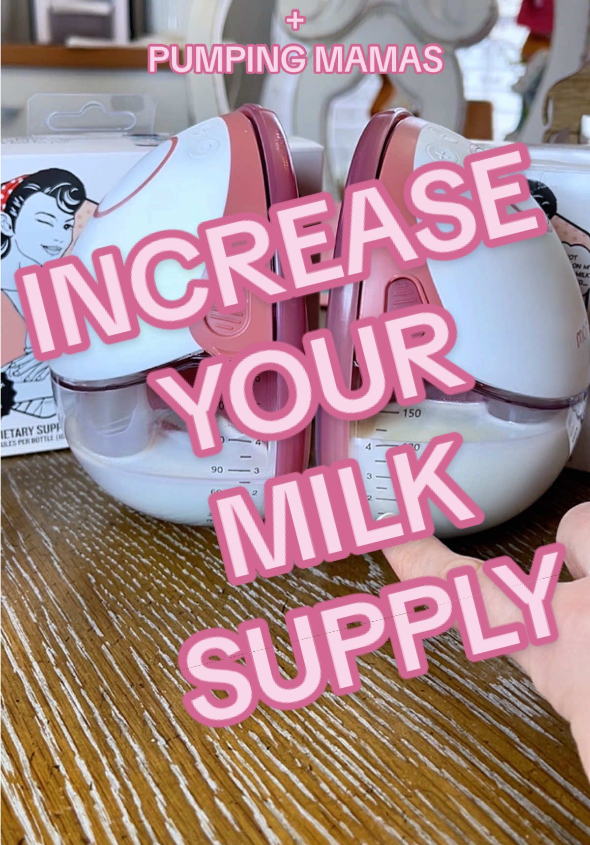 TikTok post by @heyitsmooremel for Legendairy Milk. Caption reads: [...] it to this lactation bundle from @Legendairy....