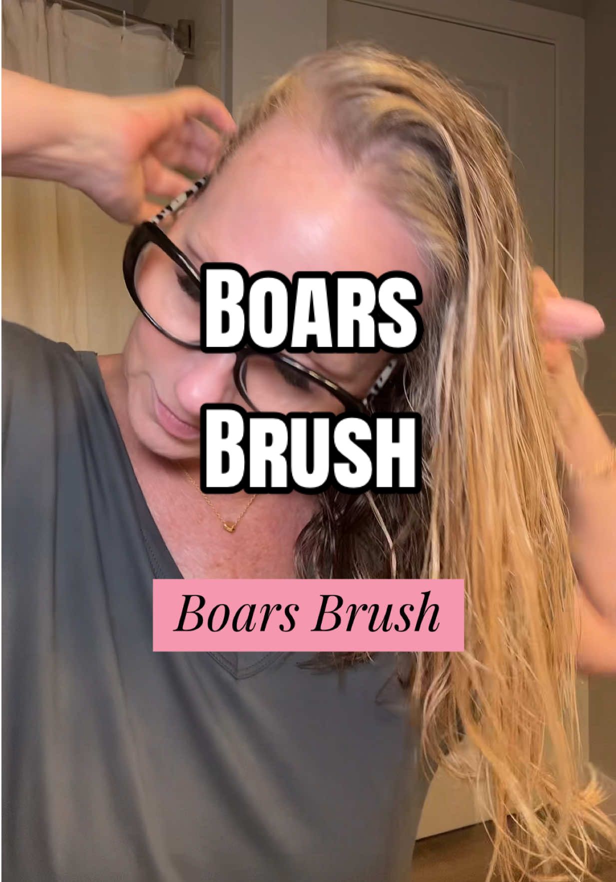 TikTok post by @dbjones03 for Cocomint Beauty. Caption reads: [...] #hairbrush #tiktokshopspringglowup....