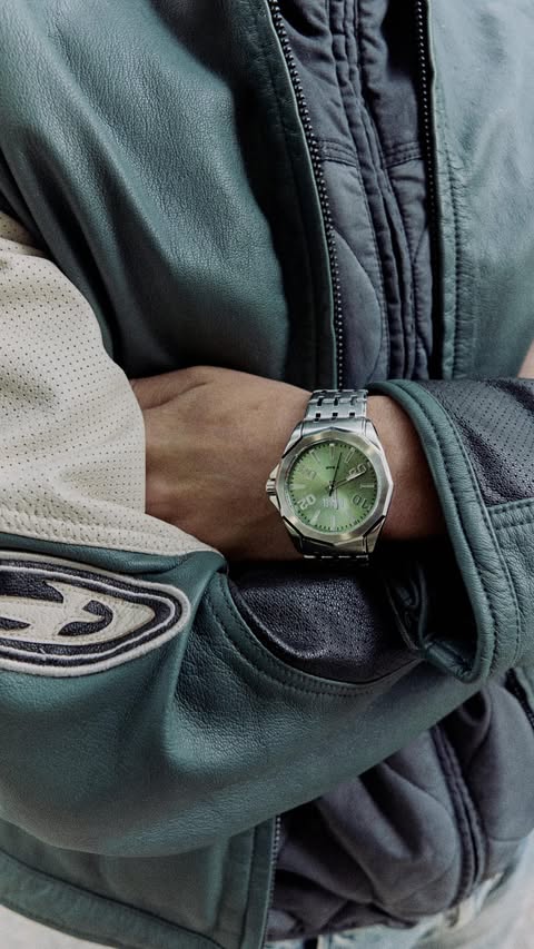 Instagram post by @sergiobex for Diesel. Caption reads: With my new @diesel Stinger watch, I’m always on....