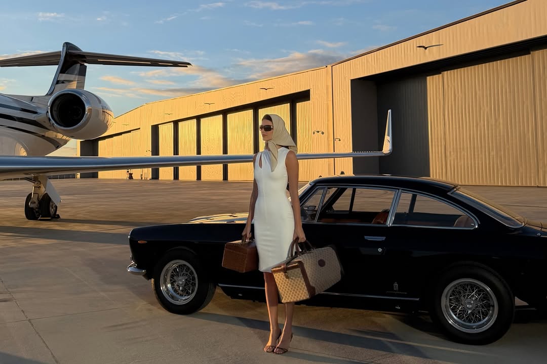 Instagram post by @kendalljenner for Fanatics. Caption reads: bet on me ;).