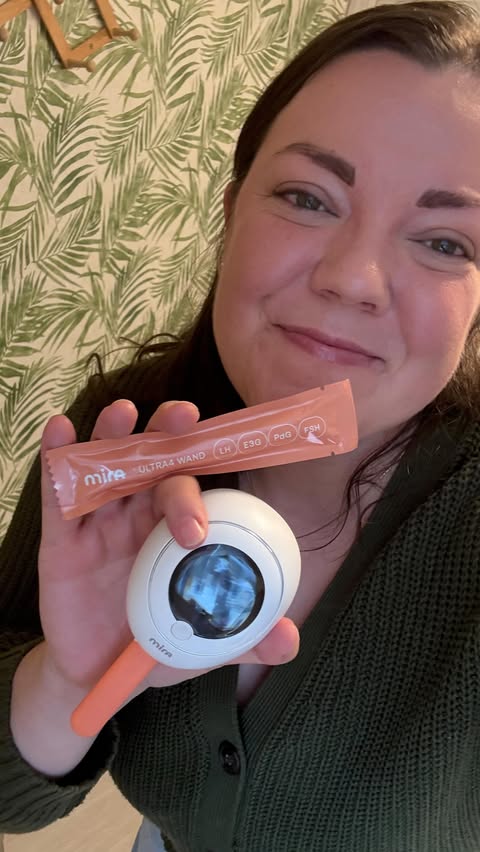 Instagram post by @itsmollyscullion for Mira Fertility. Caption reads: [...] hormones, and fertility thanks to....