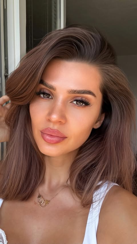 Instagram post by @exteriorglam for HERA. Caption reads: [...] flawless base and juicy lips? ✨ AD....
