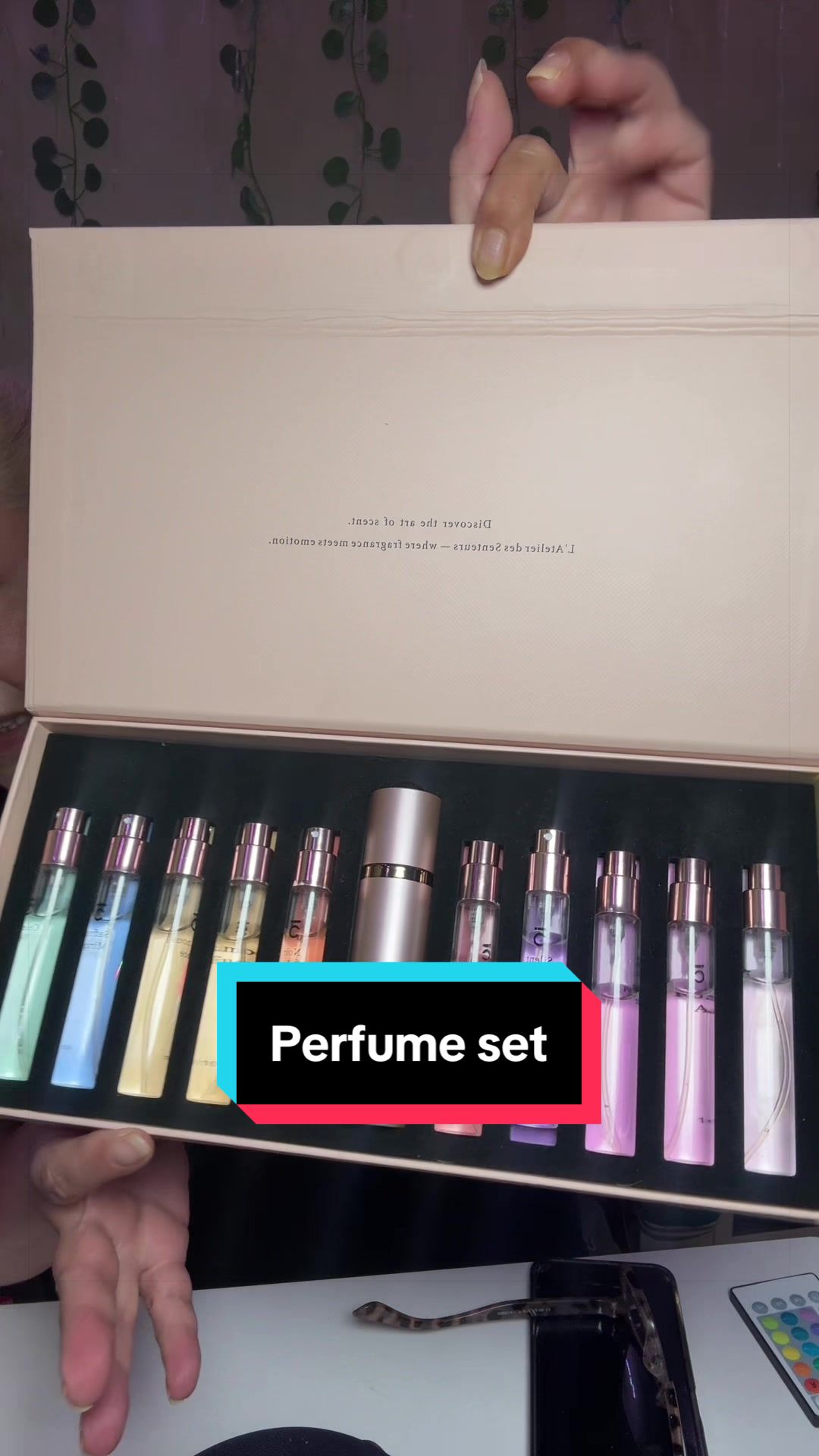 TikTok post by @garagewino for Maytime. Caption reads: [...] #fragrance #perfume #gift #holiday....