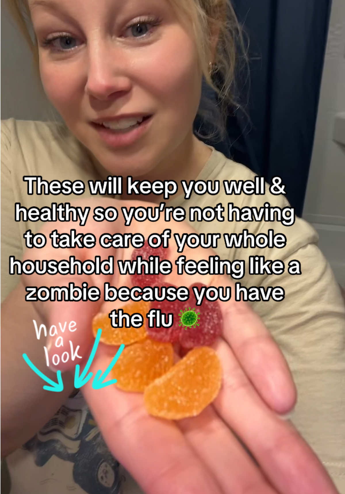TikTok post by @mrs_davis22 for Airborne. Caption reads: [...] #healthandwellness #tiktokshopstockup....