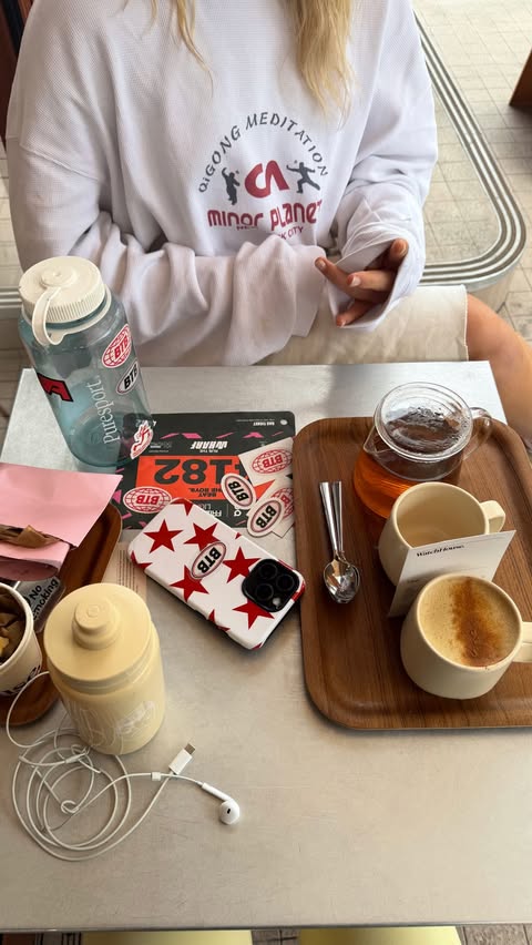 Instagram post by @marymccarths for Sweaty Betty. Caption reads: [...] you all xxx this week I had on my....