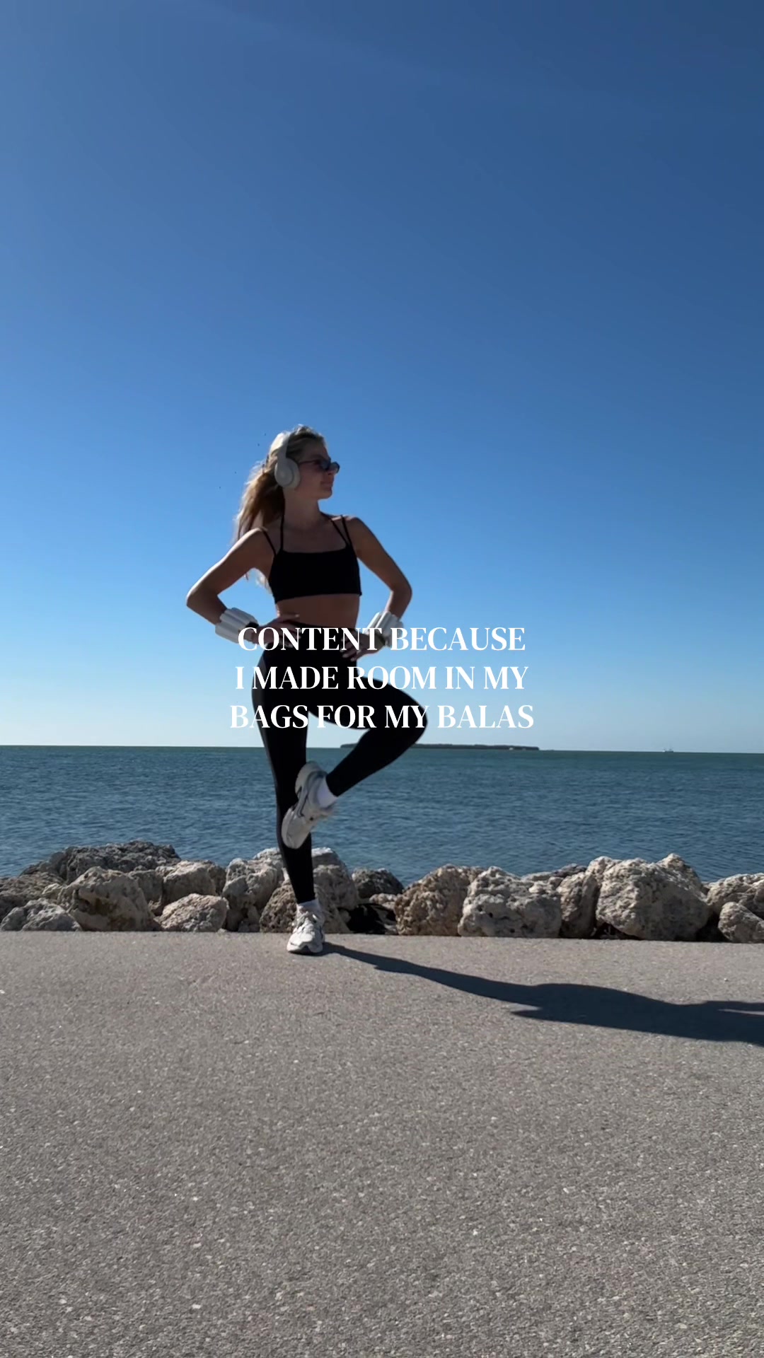 TikTok post by @aubreyhondros for Bala. Caption reads: [...] everything is linked in my showcase ;) @BALA....