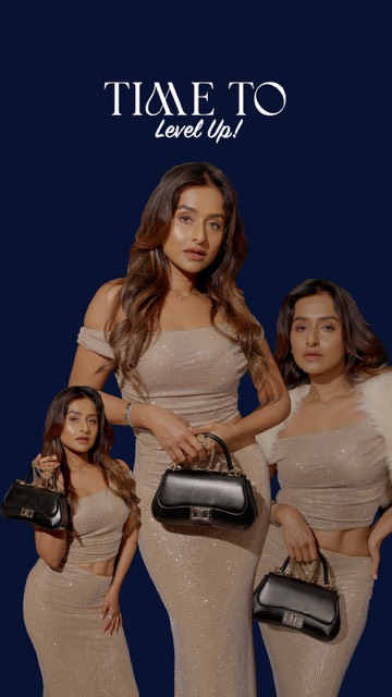 Instagram post by @pranwesha for AJIO. Caption reads: Through every phase of my journey, ALDO heels and....