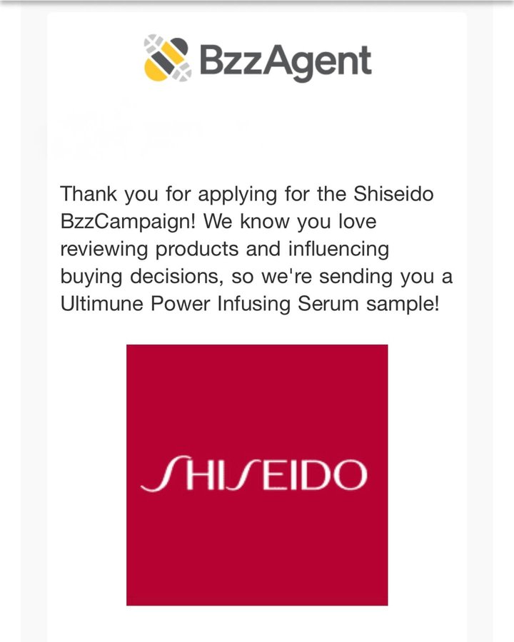 Instagram post by @send.me.samples for BzzAgent. Caption reads: Super excited about this! Thank you @bzzagent ♥️....