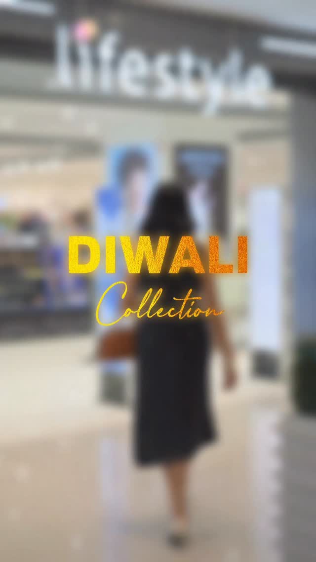 Instagram post by @priyam_pallabee for Lifestyle Stores. Caption reads: The season of lights, joy, and endless selfies is....