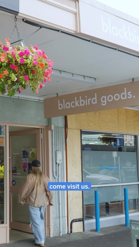 Instagram post by @blackbirdgoods for American Express. Caption reads: We went behind the counter at Blackbird Goods. The....
