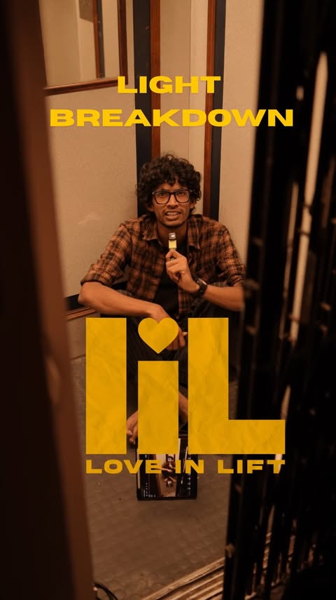 Instagram post by @lokeshsunny16 for NANLITE. Caption reads: [...] , Tutorial , behind the scenes , Nanlite )....