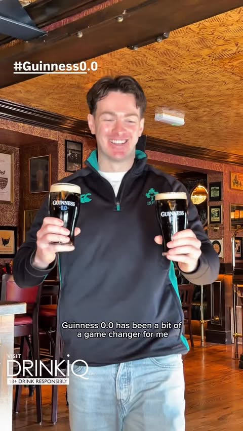 Instagram post by @kevin_penrose_ for Guinness. Caption reads: [...] take the triple crown paired with a....