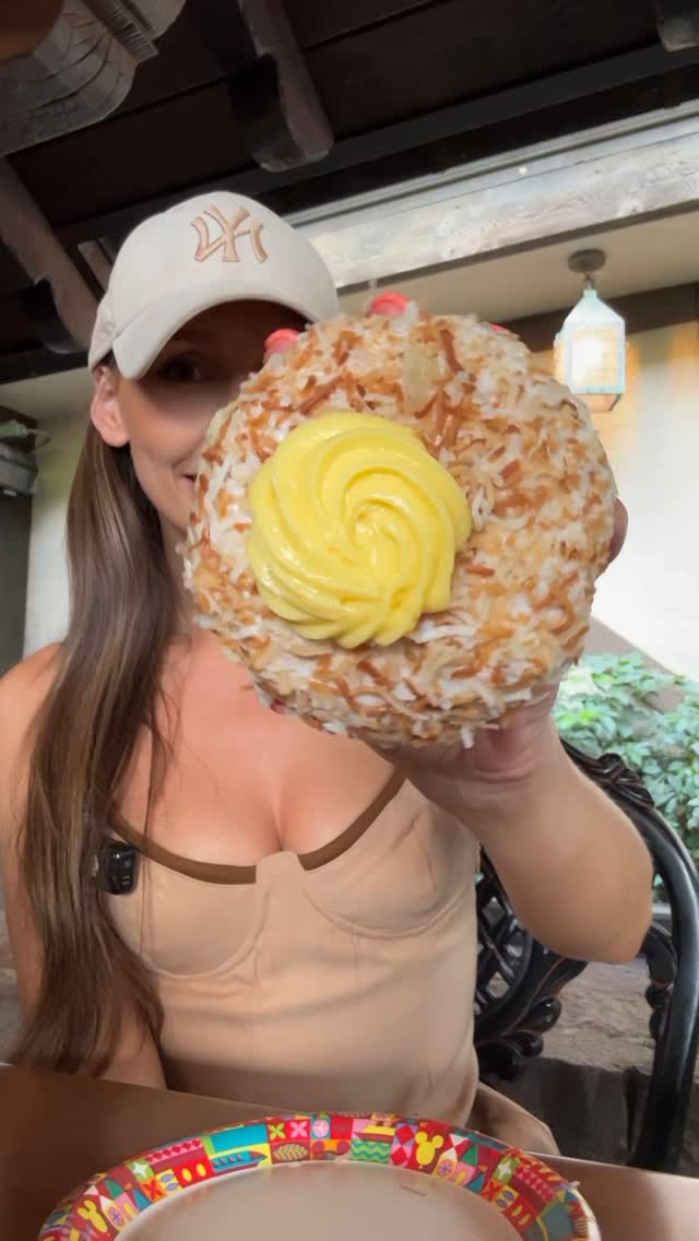 Instagram post by @eloisehead for Disney Parks. Caption reads: Eating around the world at Disney Epcot part 2....