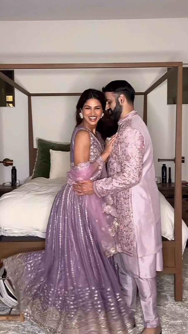 Instagram post by @geena_singh for LASHKARAA. Caption reads: [...] match or we’re not showing up ❣️💜😭....