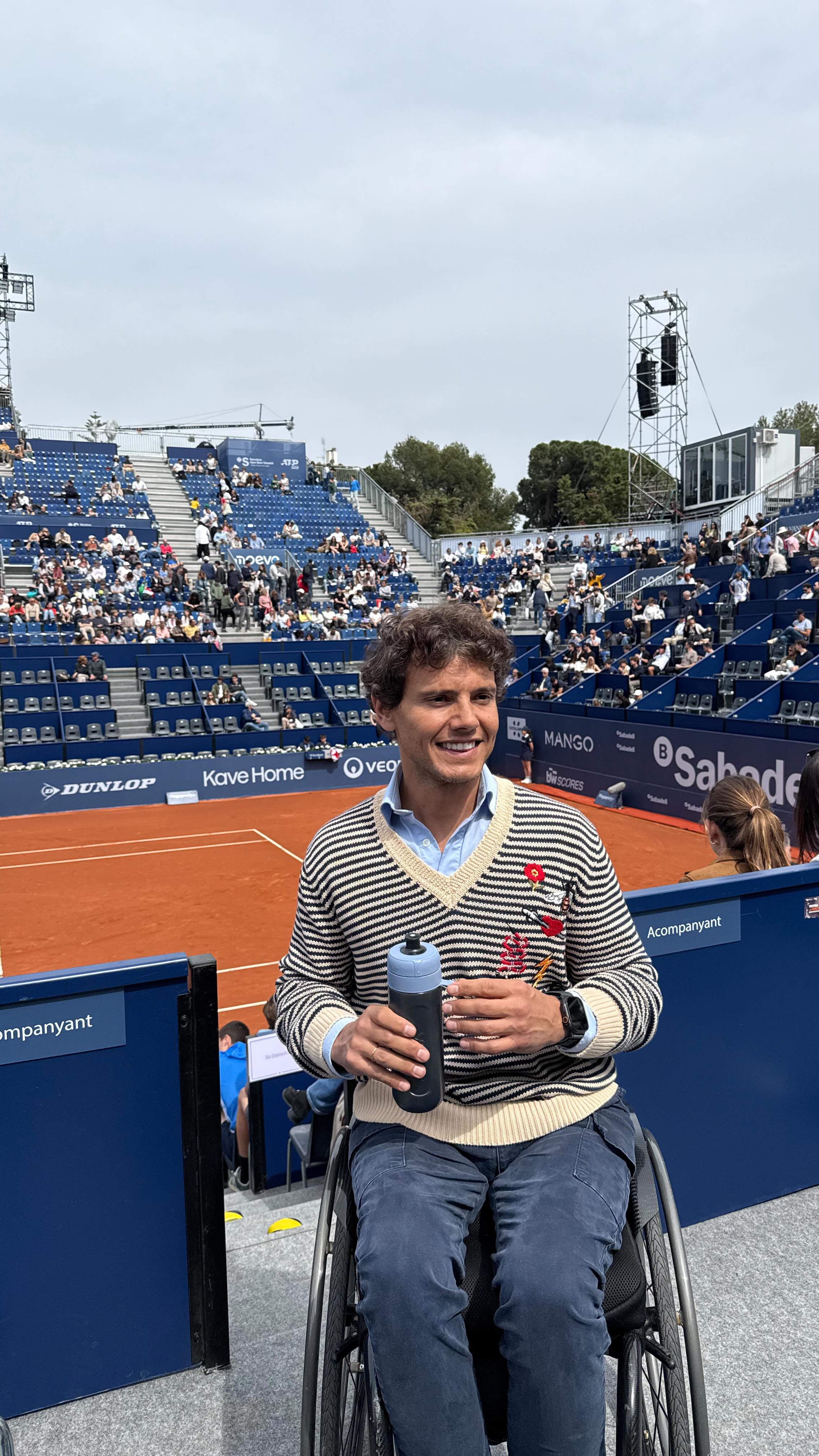 Instagram post by @ciscogarve for Brita. Caption reads: Finde en Barcelona disfrutando del Trofeo Conde de....