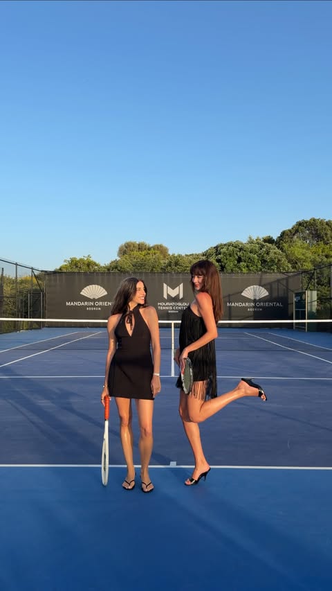 Instagram post by @elvin for Mandarin Oriental. Caption reads: girl's date 💃🏻 with @mouratoglou_academy at....