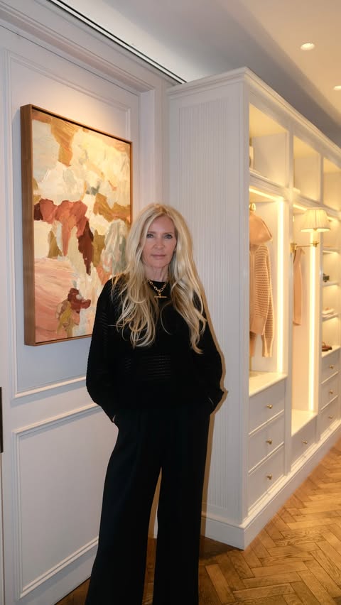 Instagram post by @amandawakeley for Varley. Caption reads: AD A gorgeous morning visiting @varley’s flagship....