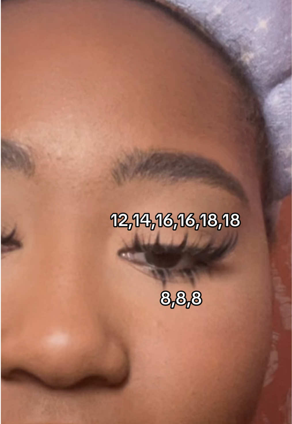 TikTok post by @soniquefacey for Okay Love Lashes. Caption reads: [...] #lashclusterstutorial #lashclusters....
