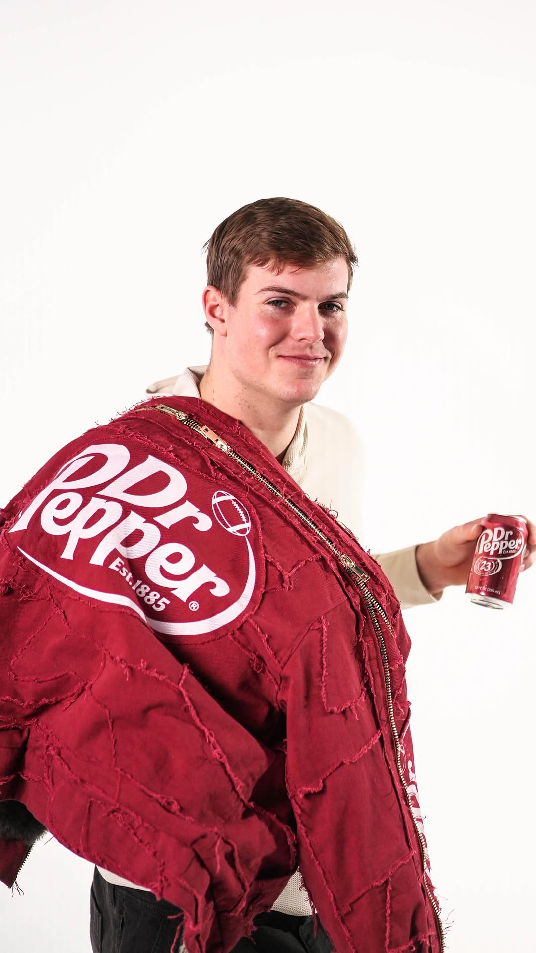 Instagram post by @willhoward for Dr Pepper. Caption reads: #ad Championship football, it’s a Pepper thing.....