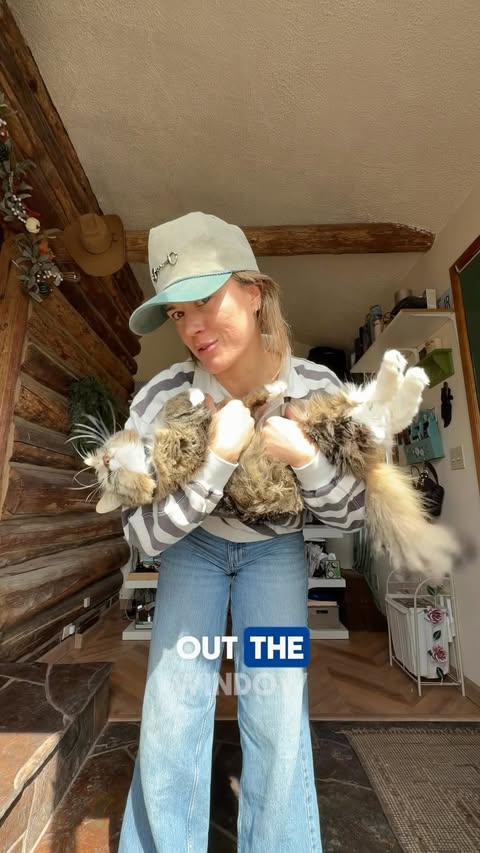 Instagram post by @emogoatmom for Tractive. Caption reads: [...] use code GOAT40 for a discount! #tractivegps....