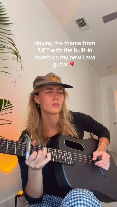 Instagram post by @kaylidenney for LAVA MUSIC. Caption reads: absolutely loving the built-in effects on my new....