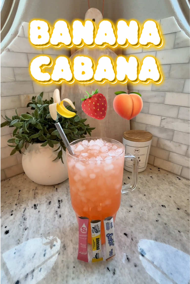 TikTok post by @jennlynn1124 for Singles To Go. Caption reads: Banana Cabana 🍌🍓🍑 water💦 @Singles To Go....