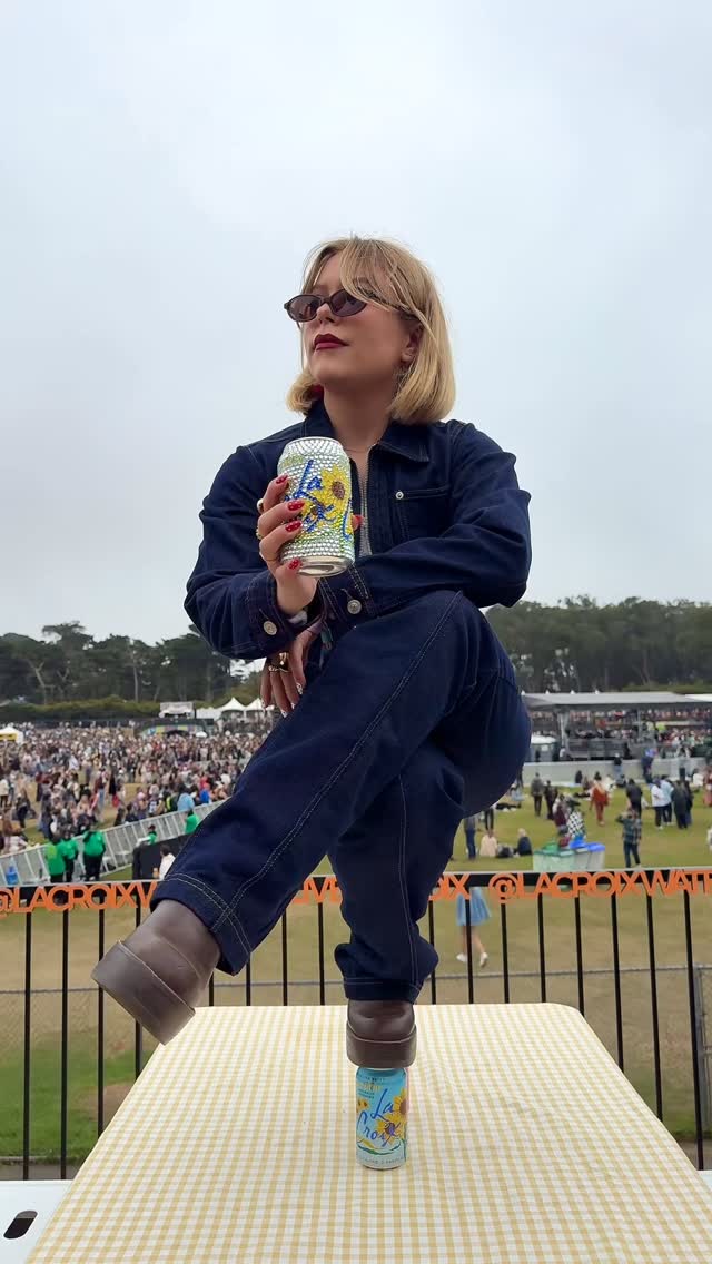 Instagram post by @kaylakane for LaCroix Water. Caption reads: Not approved by legal but 🫣.