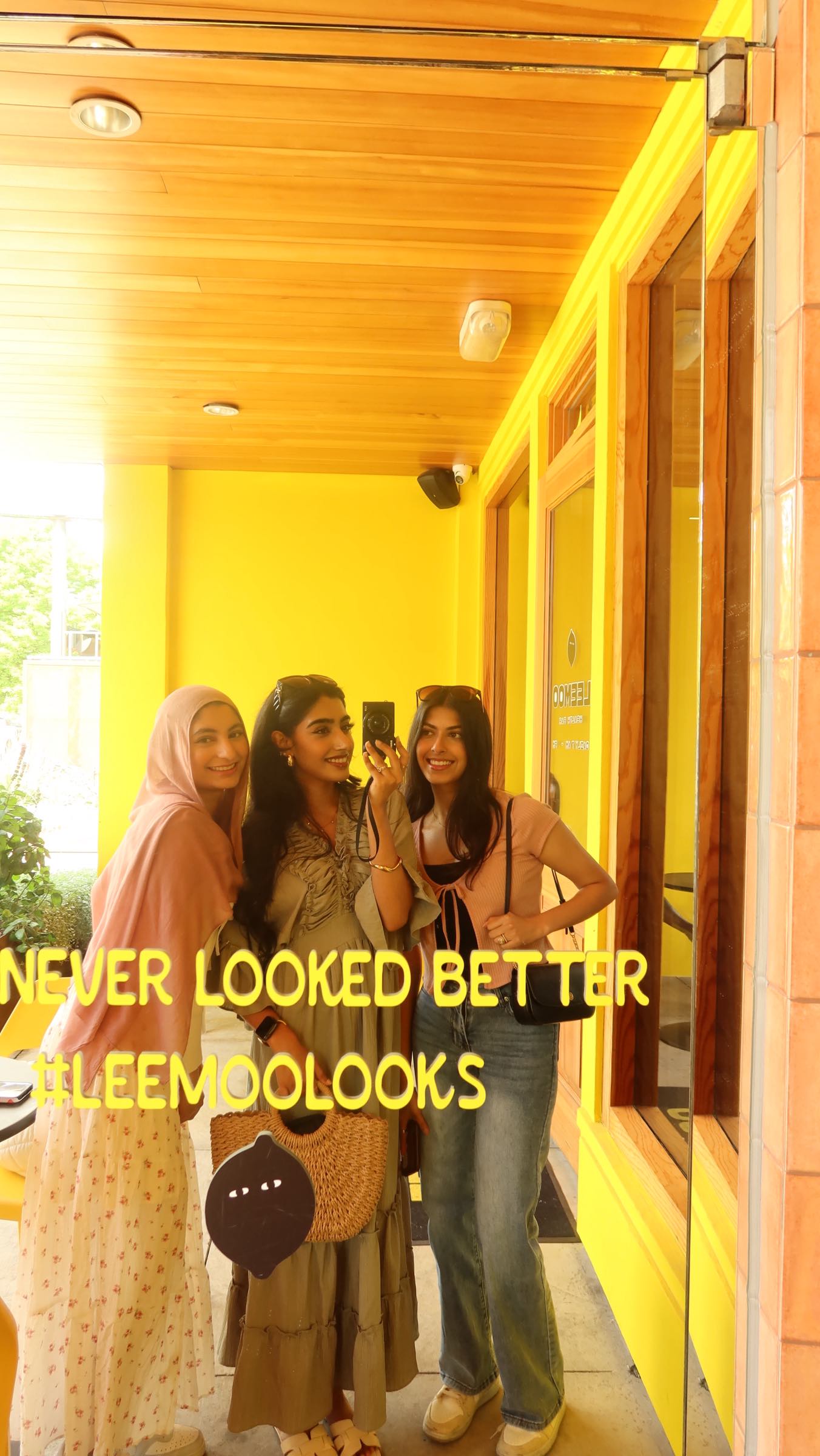 Instagram post by @aishaszindagi for Sowears. Caption reads: girls day fit check ft. @sowears....