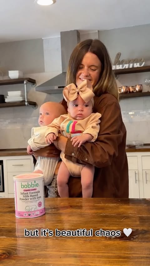 Instagram post by @welcometothewerleys for Bobbie. Caption reads: Welcome to our beautiful chaos 🥰 @bobbie....