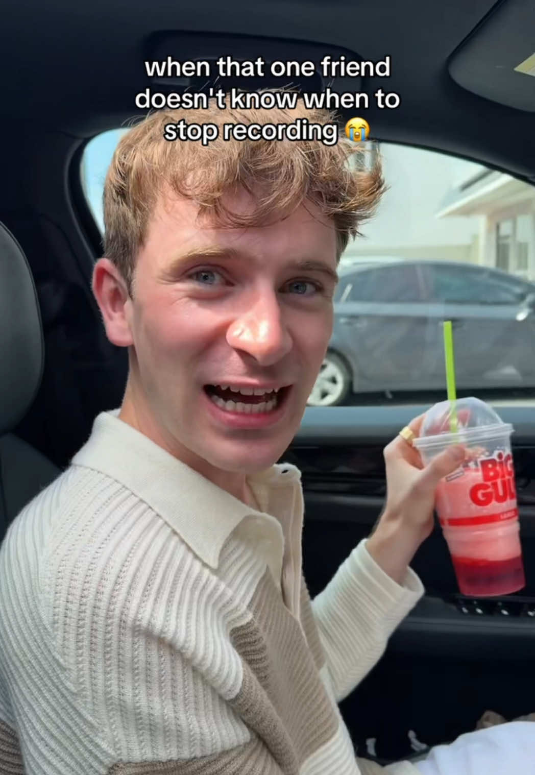 TikTok post by @scottkress_ for T-Mobile. Caption reads: it goes on FOREVER 😭 but at least I have my free....