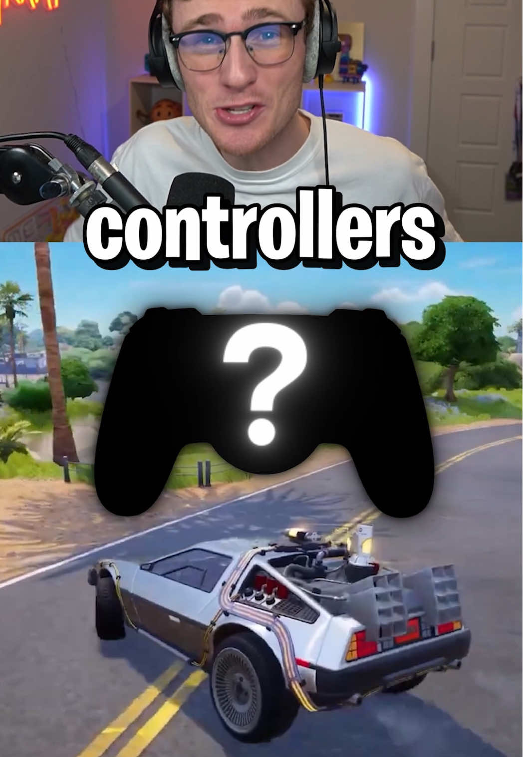 TikTok post by @realgrxnt for GameSir. Caption reads: This Controller will CHANGE Fortnite…😳 @GameSir....