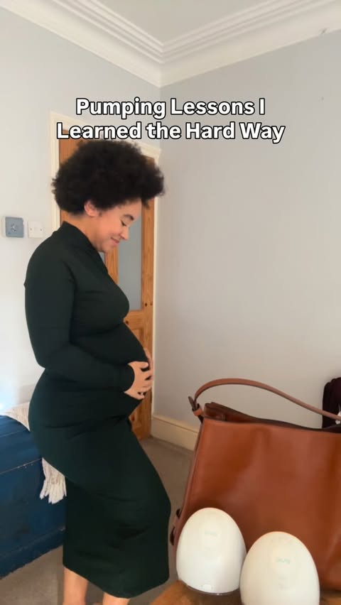 Instagram post by @thebreastfeedingmentor for Elvie. Caption reads: [...] I’m doing differently this time with @elvie:....