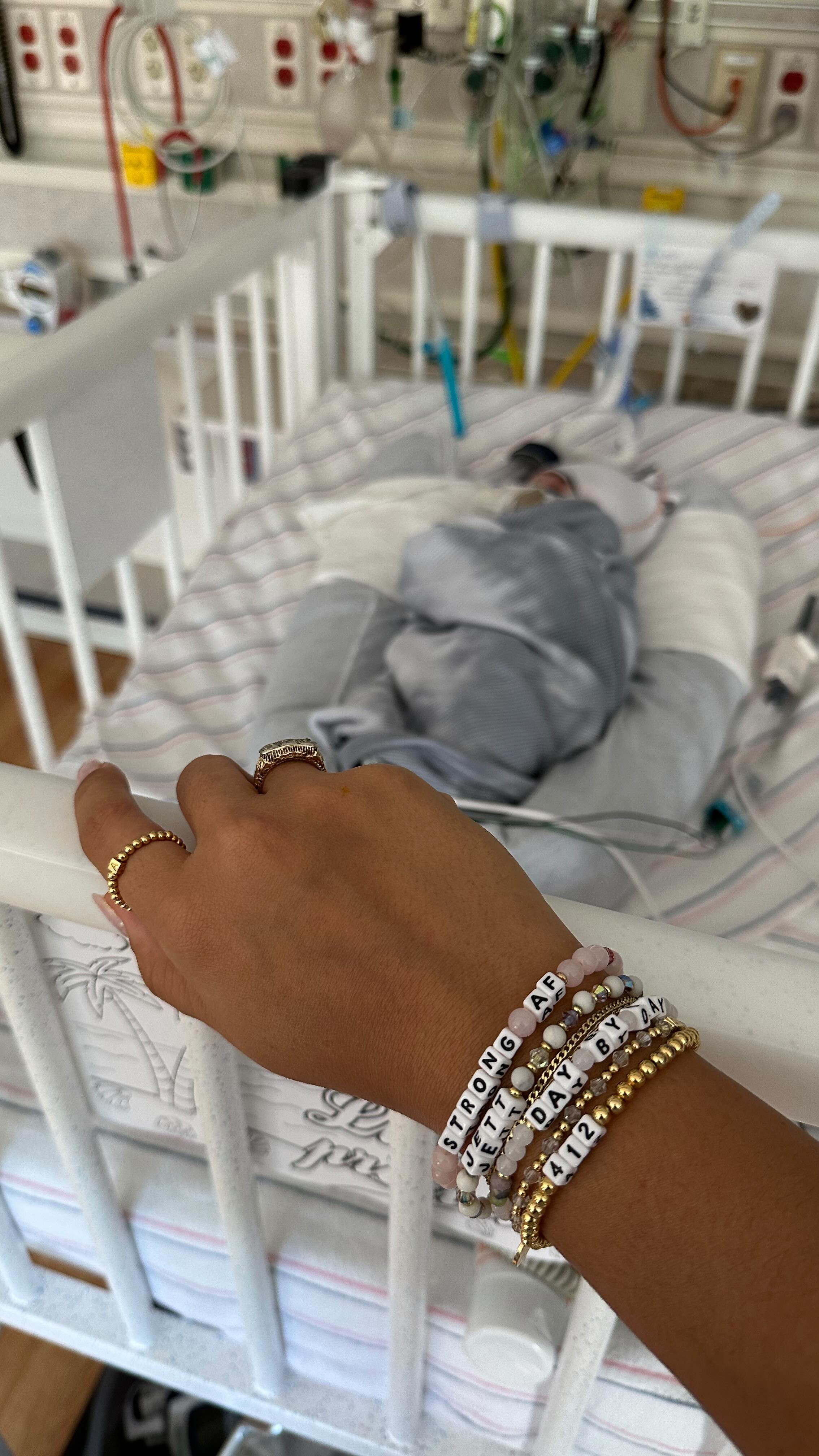 Instagram post by @adrianacarrig for Little Words Project. Caption reads: Today is World Prematurity Day, so I thought it....