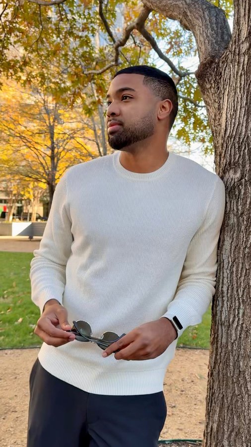 Instagram post by @ivanbhall for Mack Weldon. Caption reads: All day comfort and style 😎 @mackweldon’s Tech....