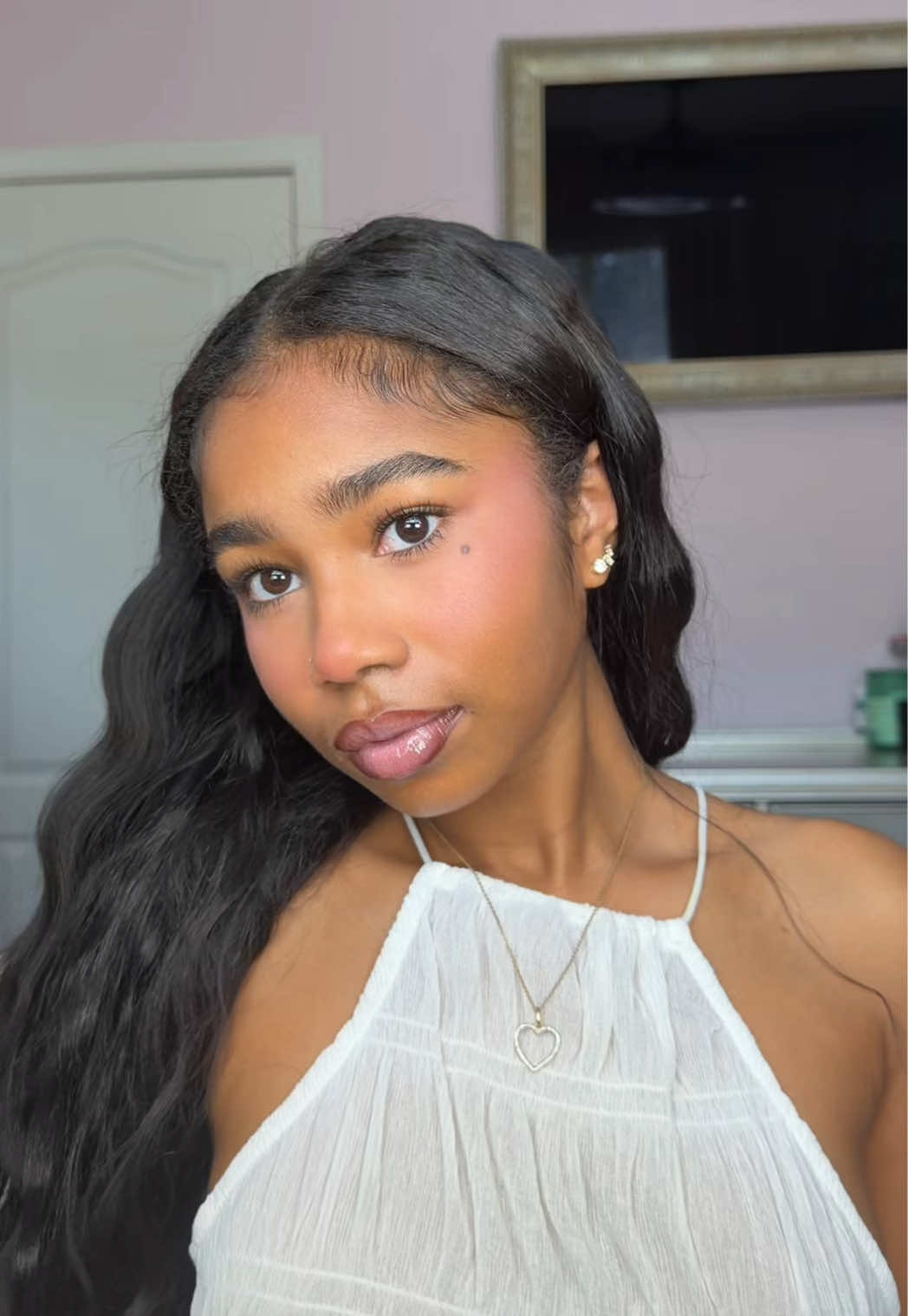 TikTok post by @morgankbs for Mscoco Hair. Caption reads: 🫧💌 @Mscoco Hair #mscocohair #SummerVibes....