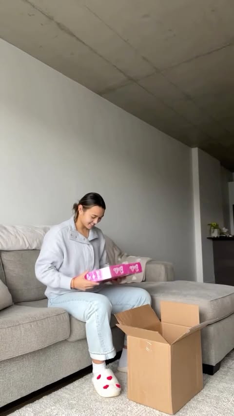 Instagram post by @nicole.gosling for Barbie. Caption reads: Come on #Barbie, let’s go to the rink 🏒💕 I am so....