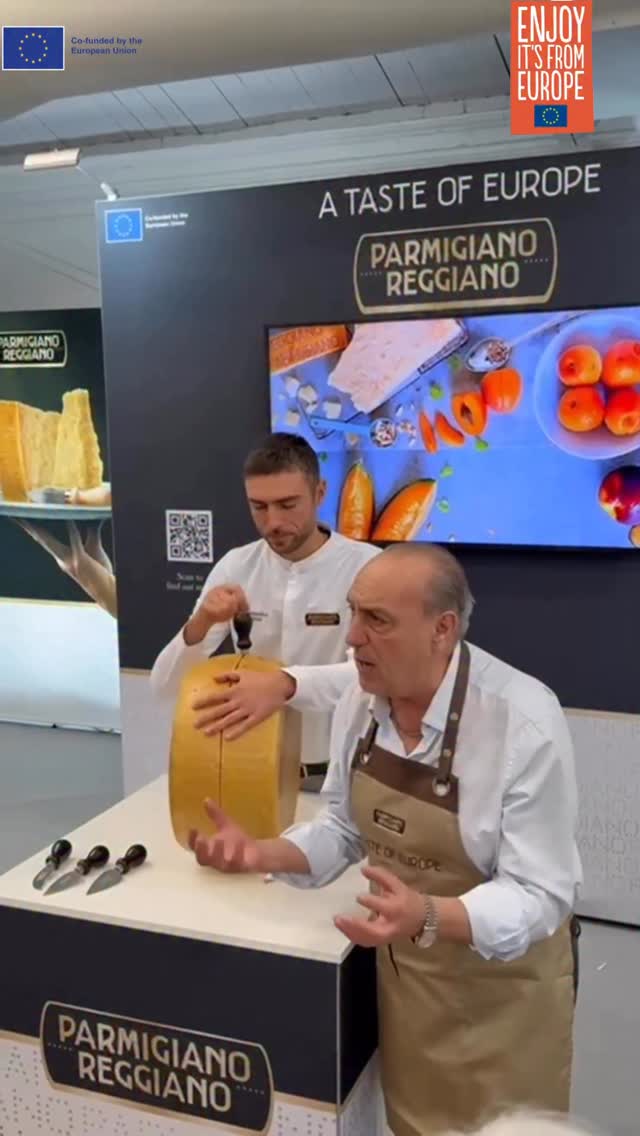 Instagram post by @gennarocontaldo for Parmigiano Reggiano. Caption reads: Hi lovely people! It was so wonderful to be at....