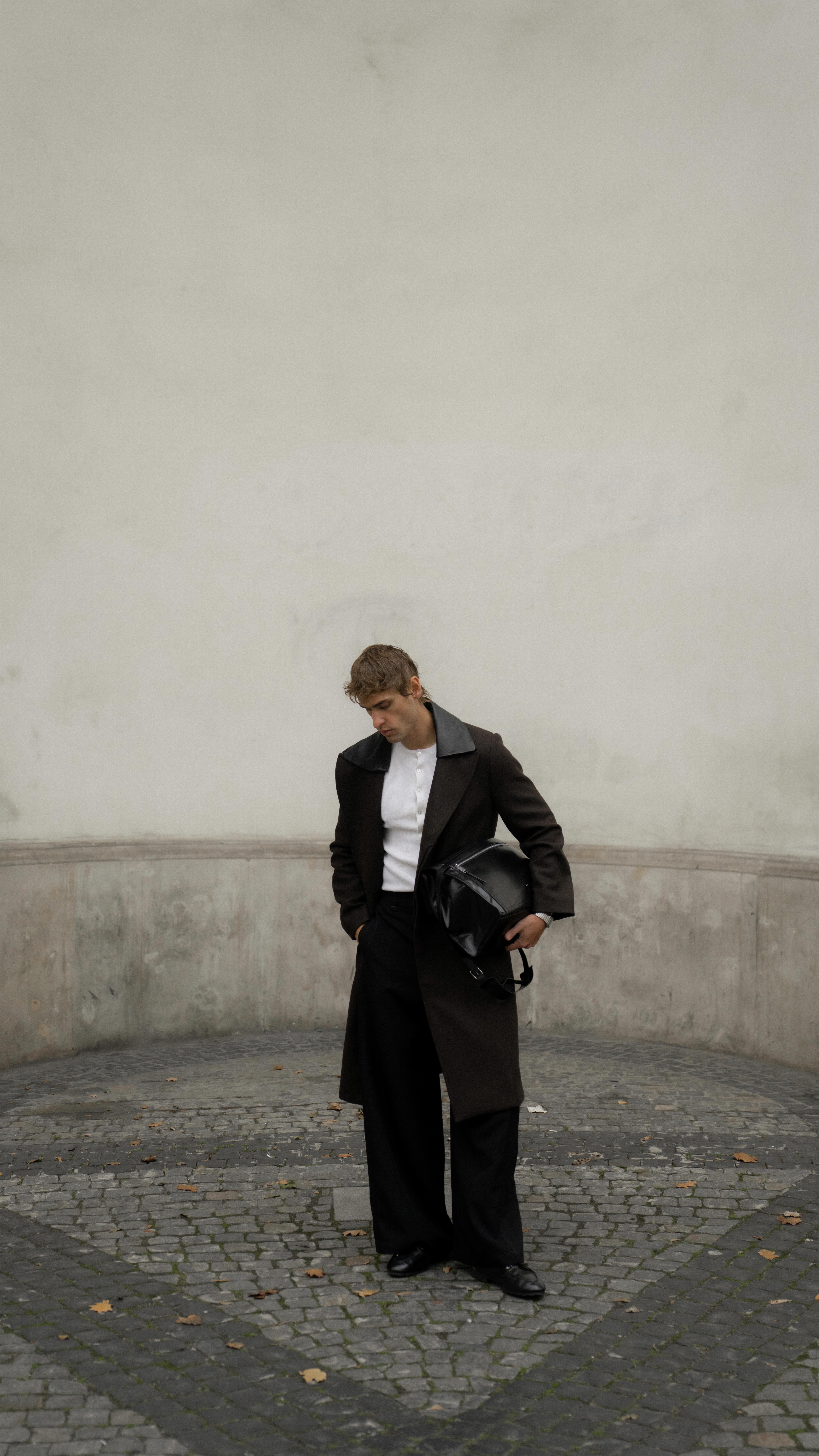 Instagram post by @sebastianchlodnicki for Bally. Caption reads: Coat season is officially here.